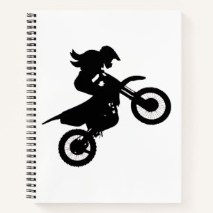 Girl Dirt Bike Notebook