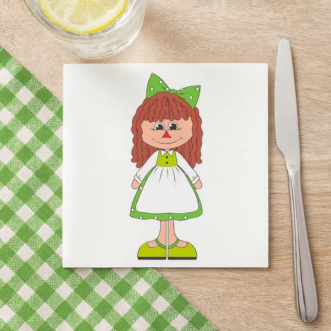 Girl Doll Napkins (Creator Uploaded)