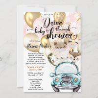 Girl Drive Through Baby Shower | Safari Friends