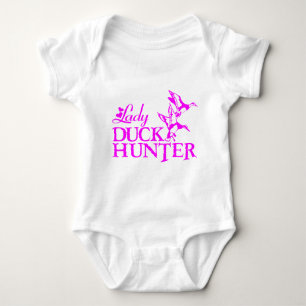GIRL DUCK HUNTER BABY BODYSUIT