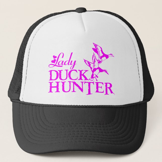 GIRL DUCK HUNTER TRUCKER HAT (Front)