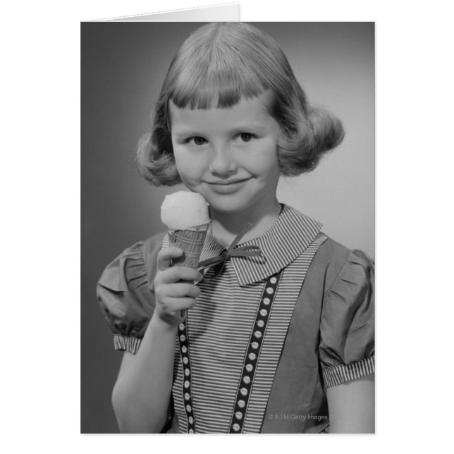 Girl Eating Ice Cream (Front)