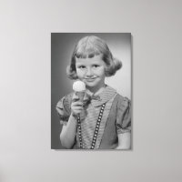 Girl Eating Ice Cream