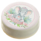 Girl Elephant Baby Shower Cookies