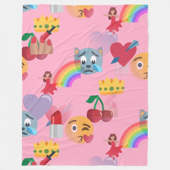 girl emoji blanket (Front)