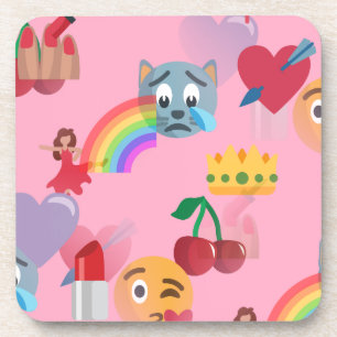 girl emoji coaster