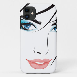 Girl Face iPhone 5 Barely There™ 11 Case