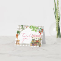 Girl Farmers Market Locally Grown Baby Shower