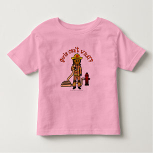 Girl Firefighter Toddler T-Shirt