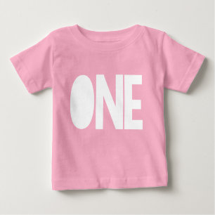 Girl First Birthday Shirt 1st Birthday ONE I'm One