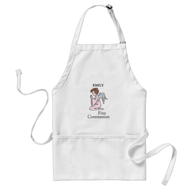 Girl, First Communion Angel Standard Apron (Front)