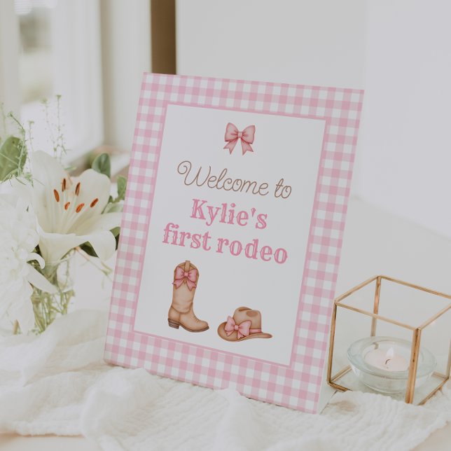 Girl First Rodeo Birthday Sign (Creator Uploaded)