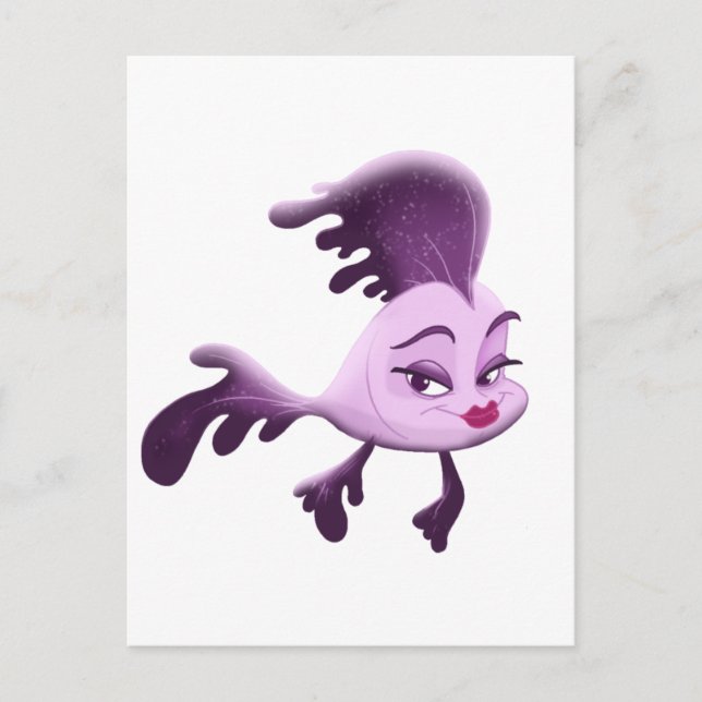 Girl Fish Postcard (Front)