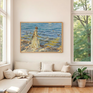 Girl Fishing, Sargent 1913  Poster