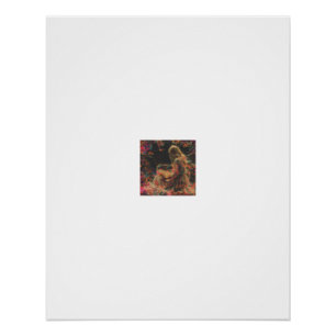 Girl Freeing Goldfish From Bowl Poster