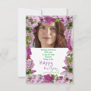 Girl friend's birthday card