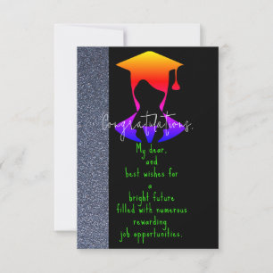 Girl friend's graduation card