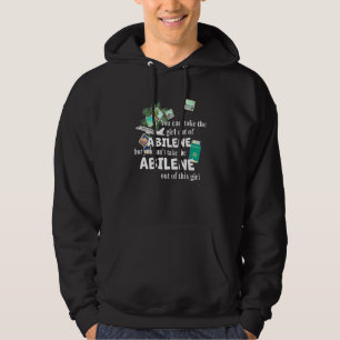 Girl From Abilene Texas   Patriotic Proud Girl Fro Hoodie
