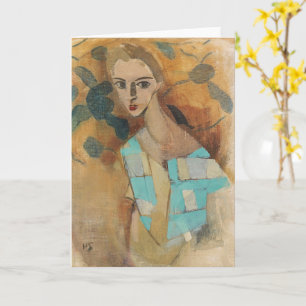 Girl from Eydtkuhne, H.Schjerfbeck  Card