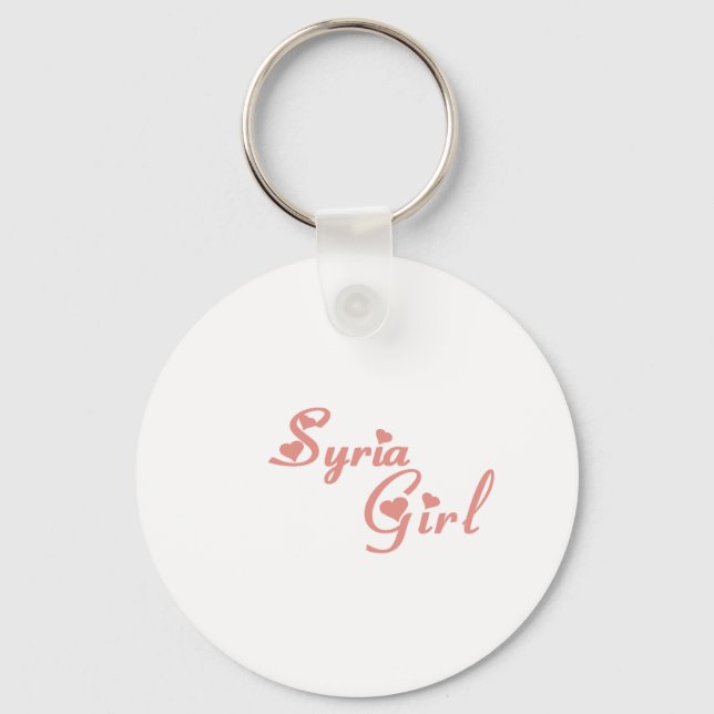 Girl from Syria Key Ring (Front)