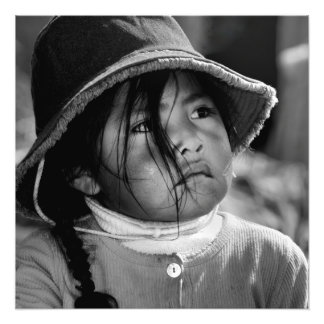 Girl from Titicaca 2 Photo Print