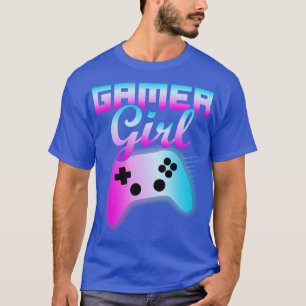 Girl Funny Video Gaming Game Controller Graphic Gi T-Shirt