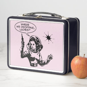 Girl Gamer Metal Lunch Box