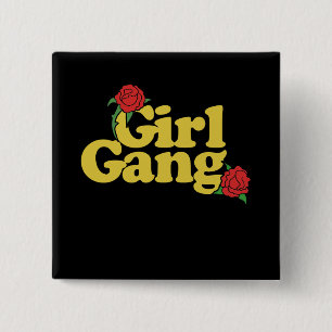 Girl Gang 15 Cm Square Badge