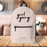 Girl Gang | Girl Power Modern Feminism Blush Pink