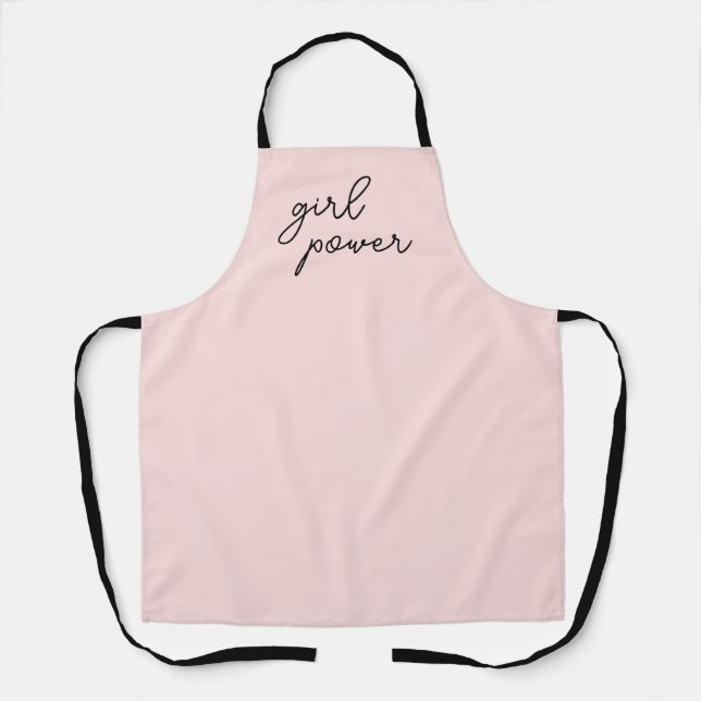 Girl Gang Mother Daughter Cute Matching Pink Apron (Front)