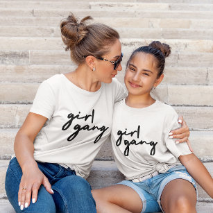 Girl Gang   Stylish Modern Feminist Girl Power T-Shirt