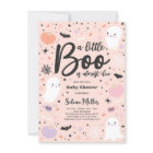 Girl Ghost Little Boo Is Due Halloween Baby Shower