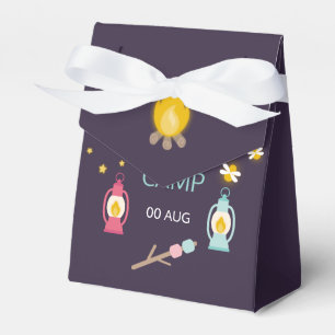Girl Glamping Party personalised Favour Box