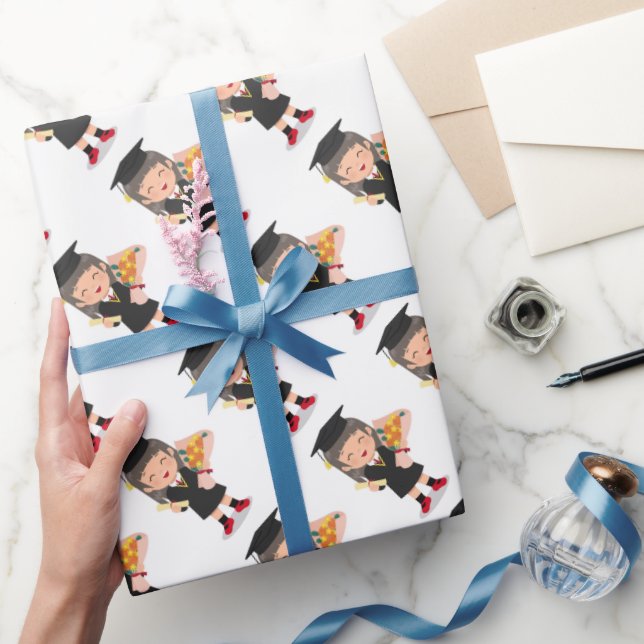 Girl Graduate Wrapping Paper (Gifting)