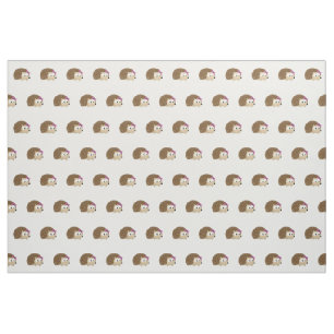 Girl Hedgehog Fabric
