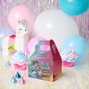 Girl Hip Hop Dance Birthday Party Favour Box
