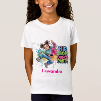 Girl Hip Hop Dance Birthday Party  T-Shirt