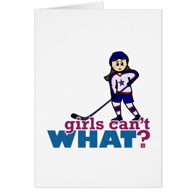 Girl Hockey Player (Front)