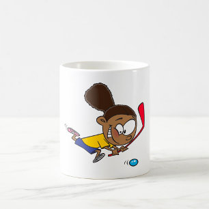 Girl Hockey Player Coffee Mug
