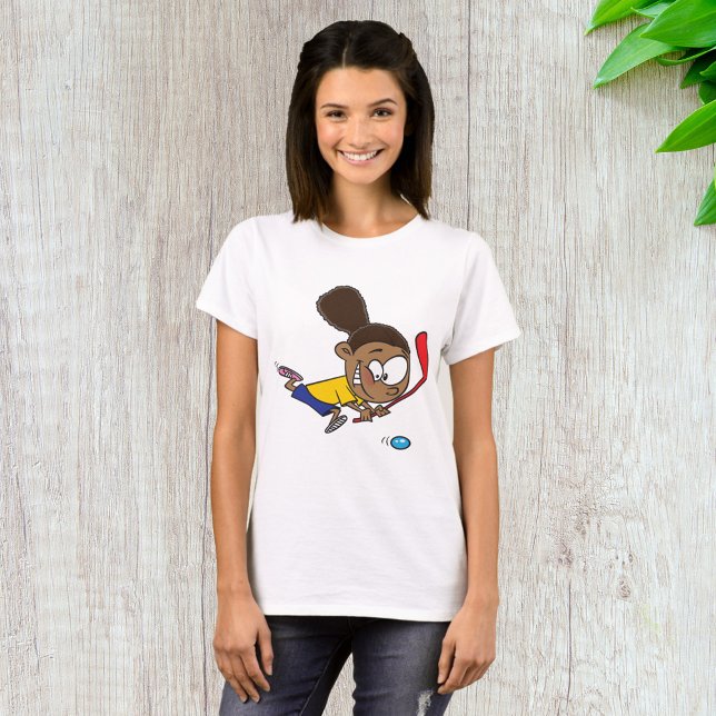 Girl Hockey Player T-Shirt (Creator Uploaded)