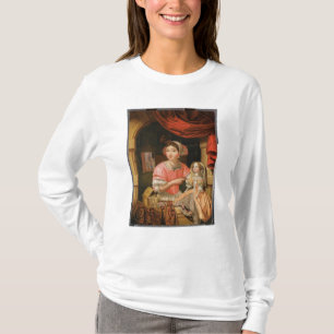 Girl holding a doll in an interior T-Shirt