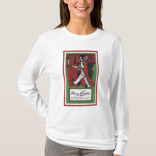 Girl Holding Doll and Candlestick T-Shirt (Front)