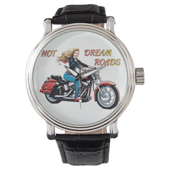 Girl Hot Dream Roads Watch (Front)