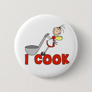Girl I Cook Button