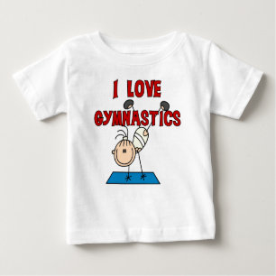 Girl I Love Gymnastics Baby T-Shirt
