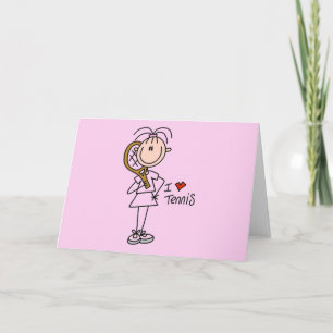 Girl I Love Tennis Tshirts and Gifts Card