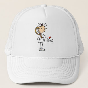 Girl I Love Tennis Tshirts and Gifts Trucker Hat