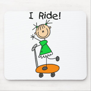Girl I Ride Mousepad