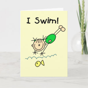 Girl I Swim T-shirts and Gifts Card
