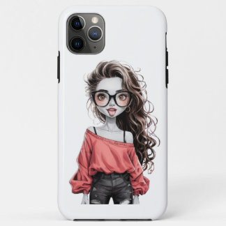 Girl image with pink iPhone Case-Mate iPhone Case